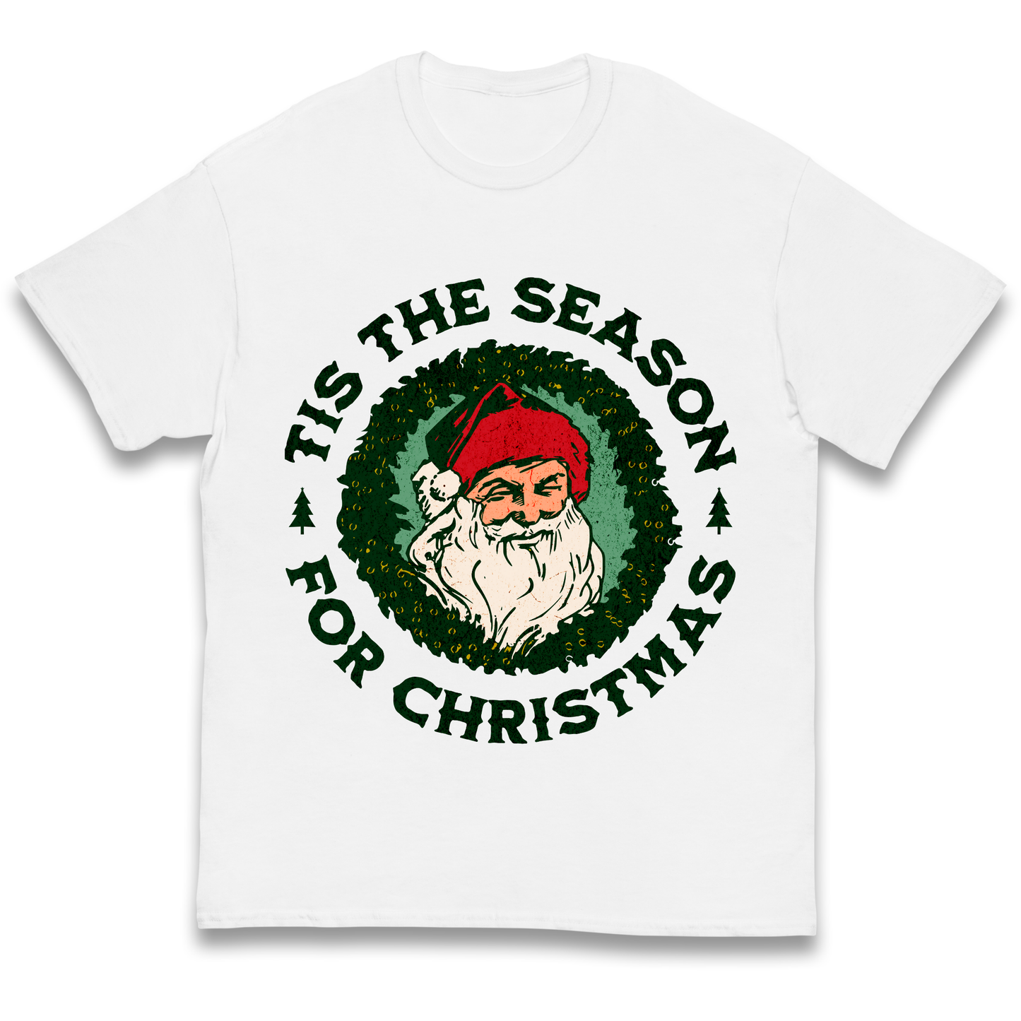 Tis The Season Santa Claus Christmas kids t shirt