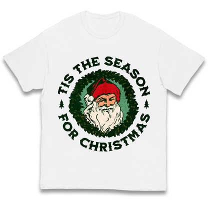 Tis The Season Santa Claus Christmas kids t shirt