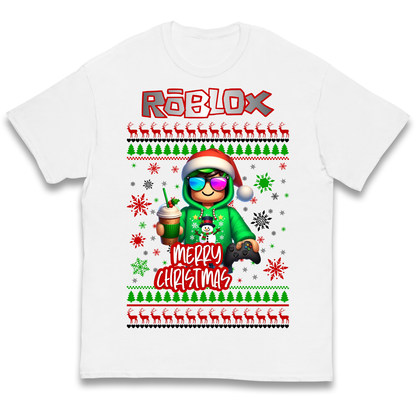 Roblox Merry Christmas Kids T Shirt