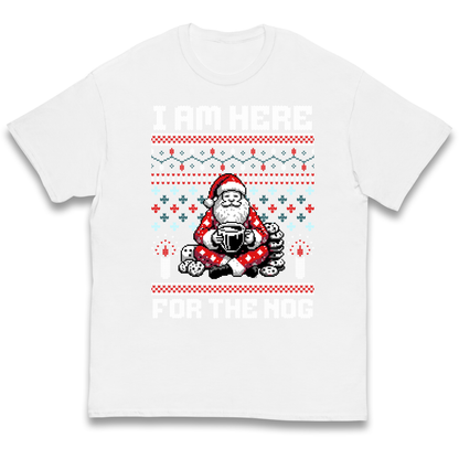 I am Here For The Nog Christmas kids t shirt