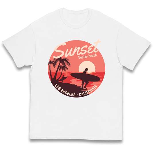 Sunset Venice Beach kids t shirt