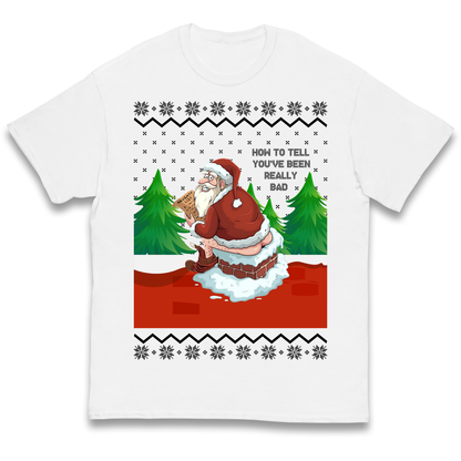 How To Tell That You've Been Really Bad kids t shirt