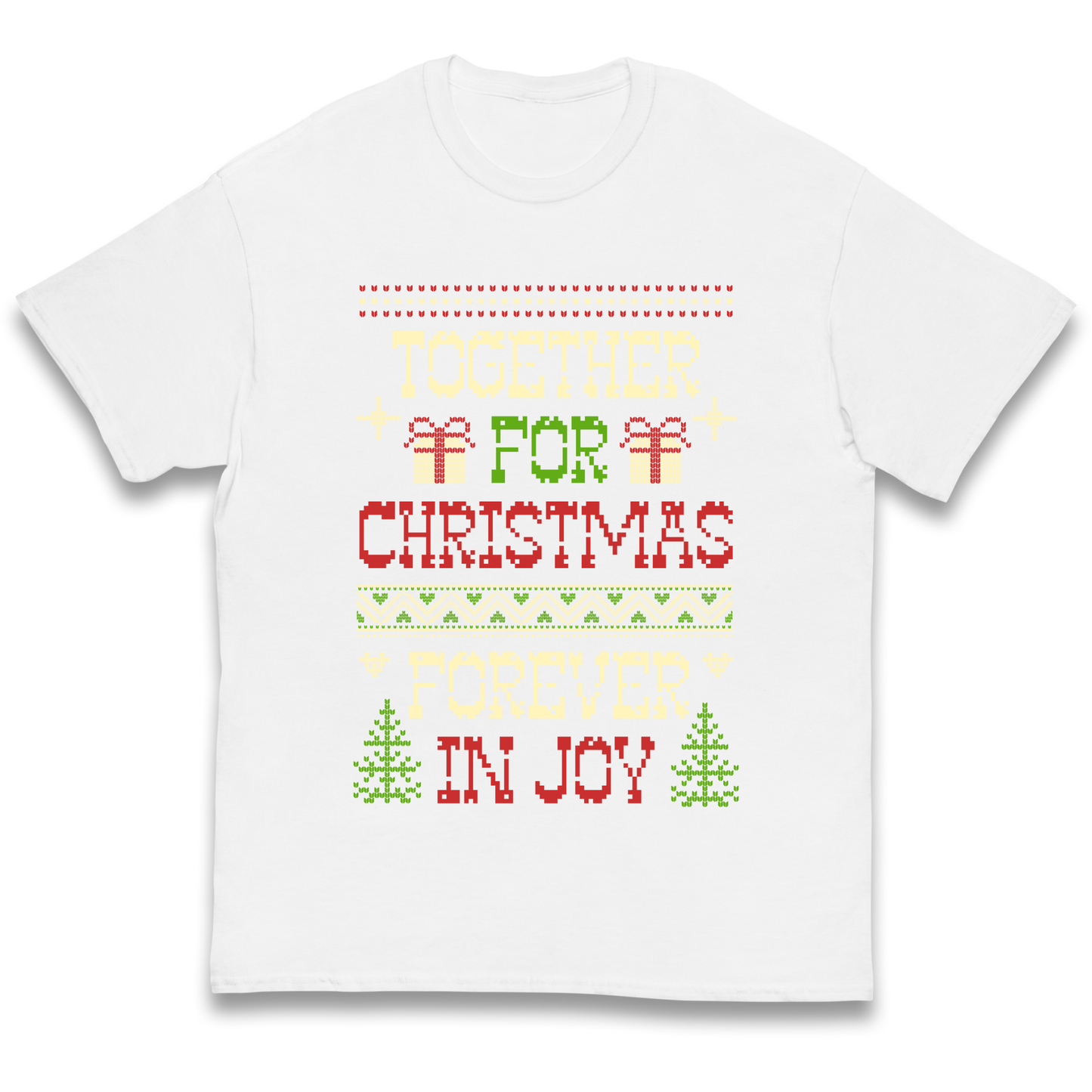 Together for Christmas Forever in Joy Christmas kids t shirt