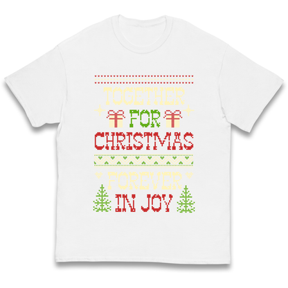 Together for Christmas Forever in Joy Christmas kids t shirt