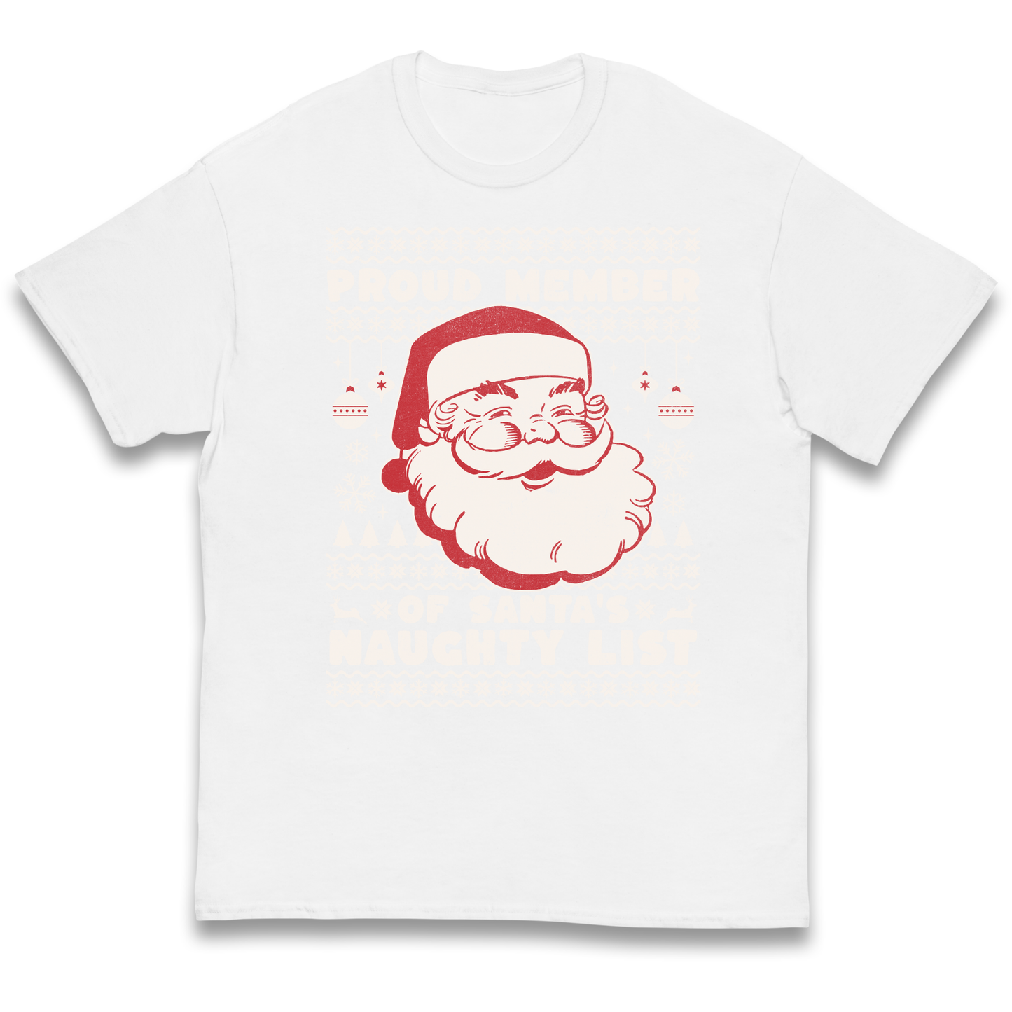 Proud Member Of Santas Naughty List Christmas kids t shirt