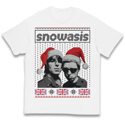 Snowasis Union Jack Christmas Kids T Shirt