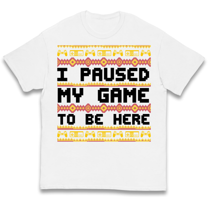 Paused My Game Kids T Shirt