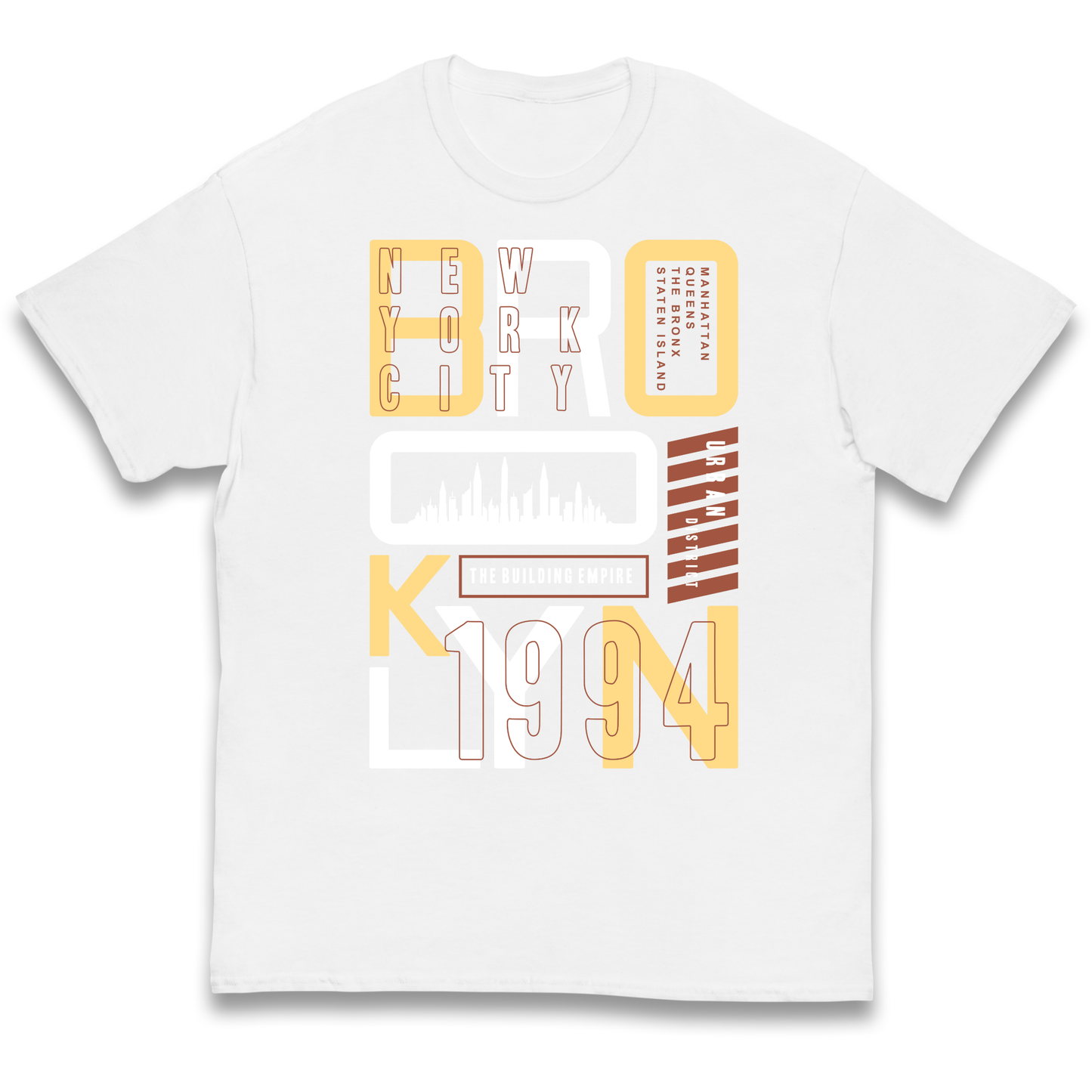 Brooklyn New York Urban District kids t shirt