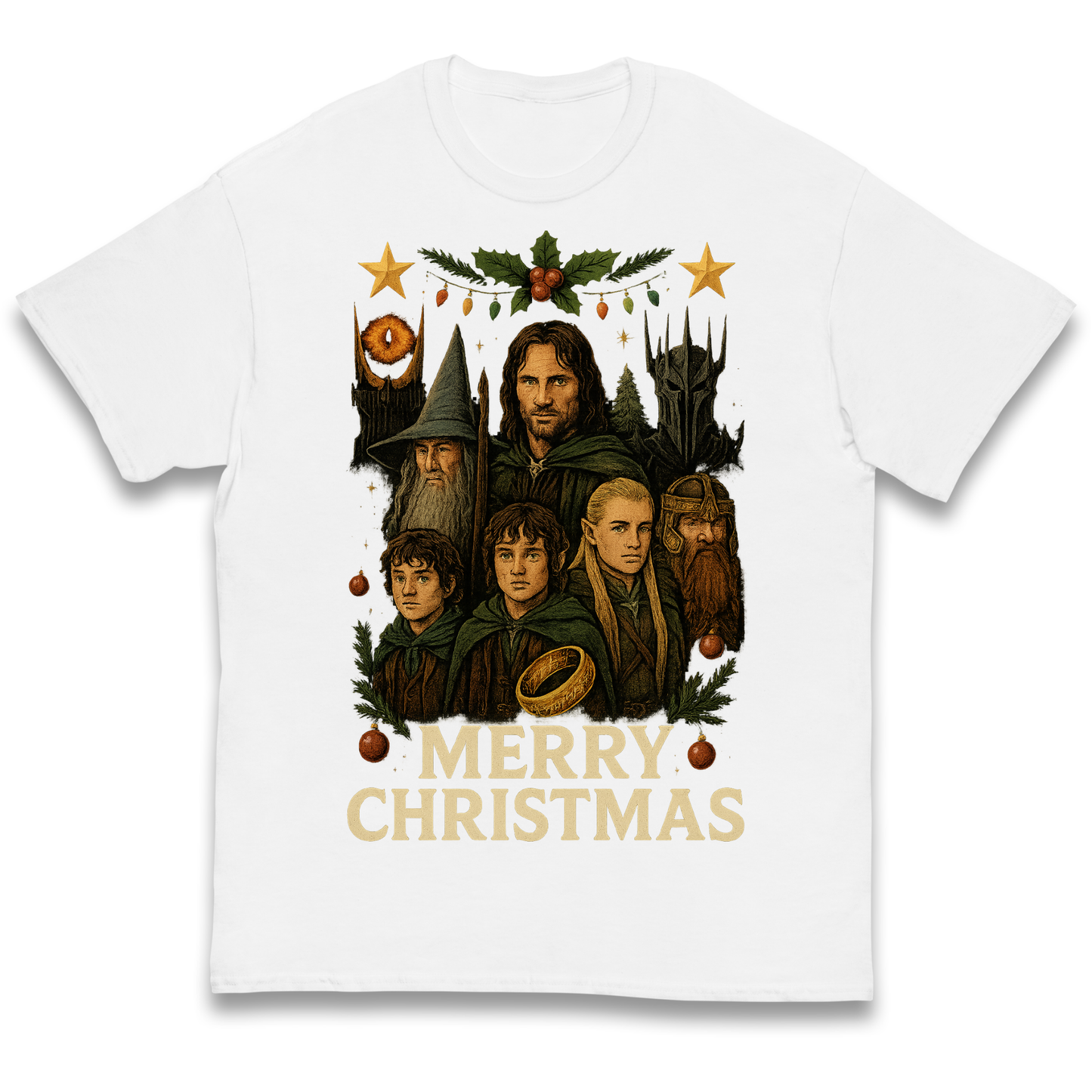 Lord of The Rings Christmas Kids T Shirt