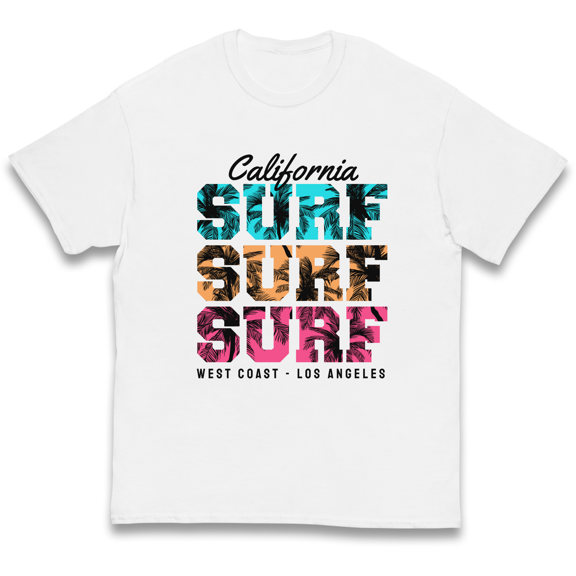 California Surf Surf Surf kids t shirt