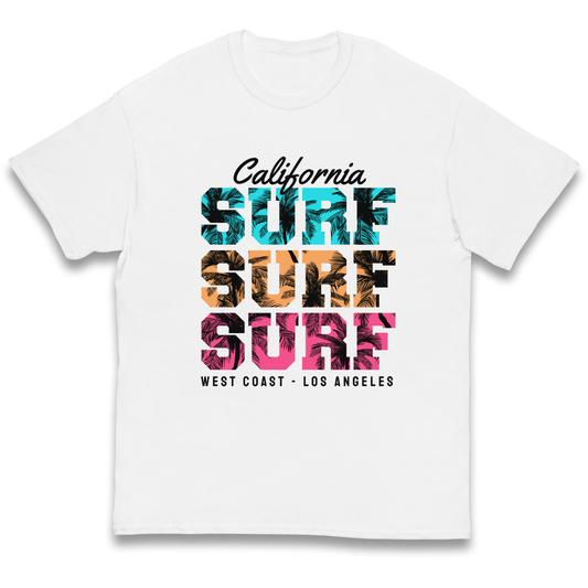 California Surf Surf Surf kids t shirt