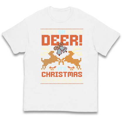Oh Deer its Christmas kids t shirt