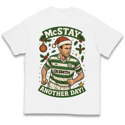 Paul McStay Celtic Christmas Kids T Shirt