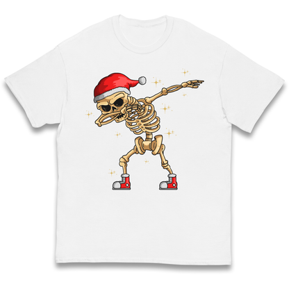 Santa Skellington Dabbing Christmas kids t shirt