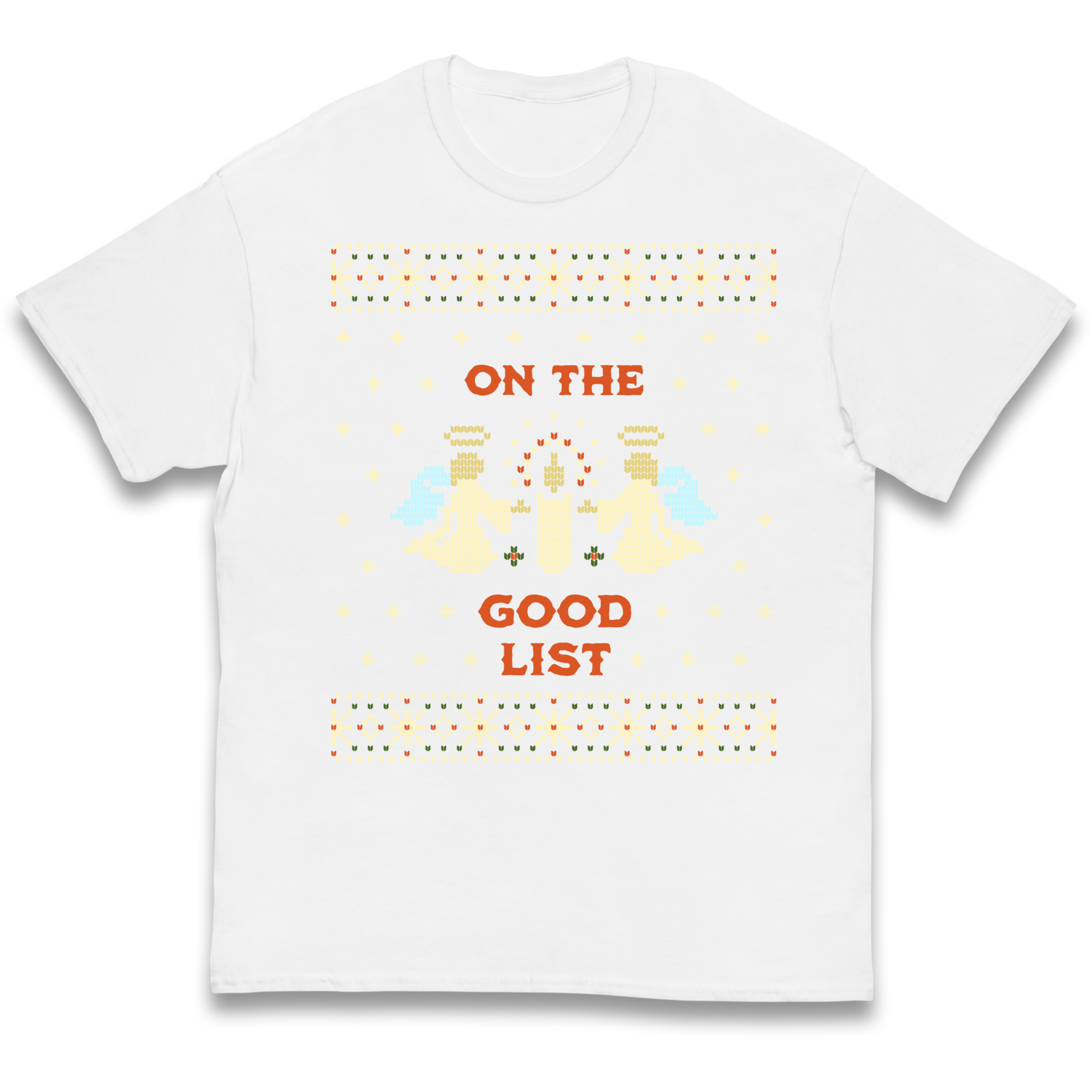 On The Good List Christmas kids t shirt