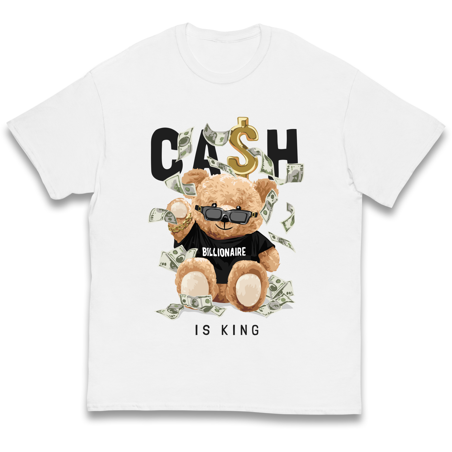 Teddy Bear Billionaire Streetwear kids t shirt