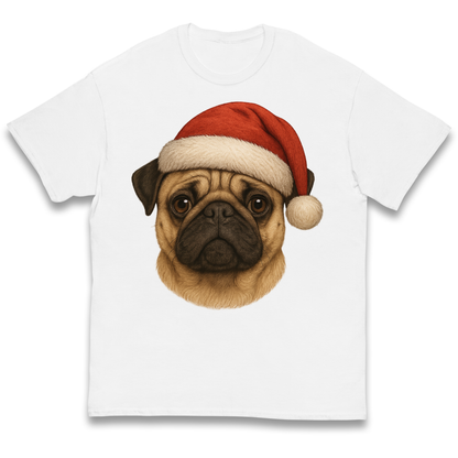 Pug Face Christmas kids t shirt