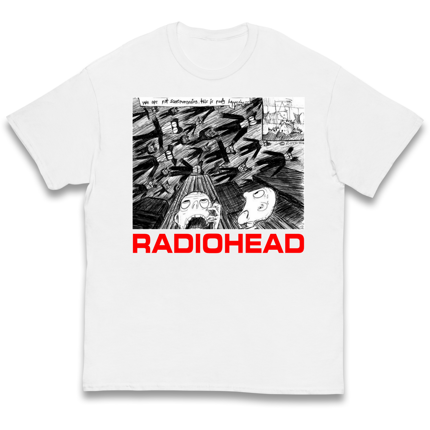 Radiohead We Are Not Screaming kids t shirt