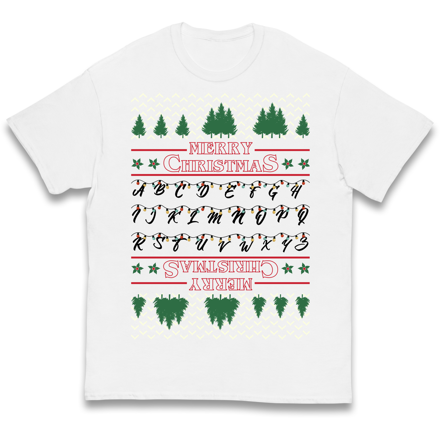 stranger things christmas jumper Kids T Shirt