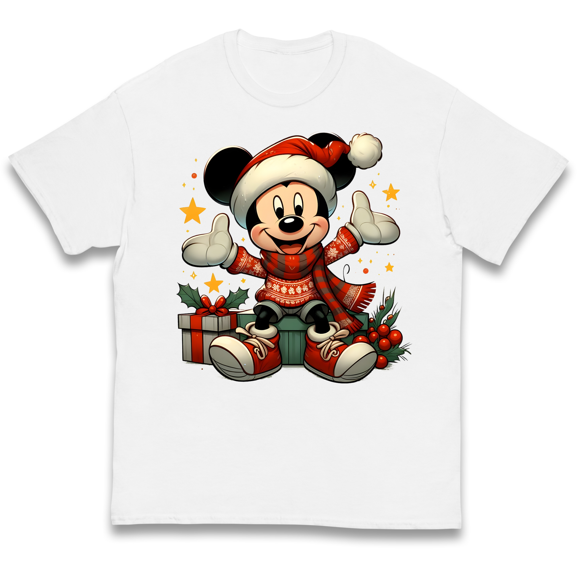 Micky Mouse Christmas kids t shirt