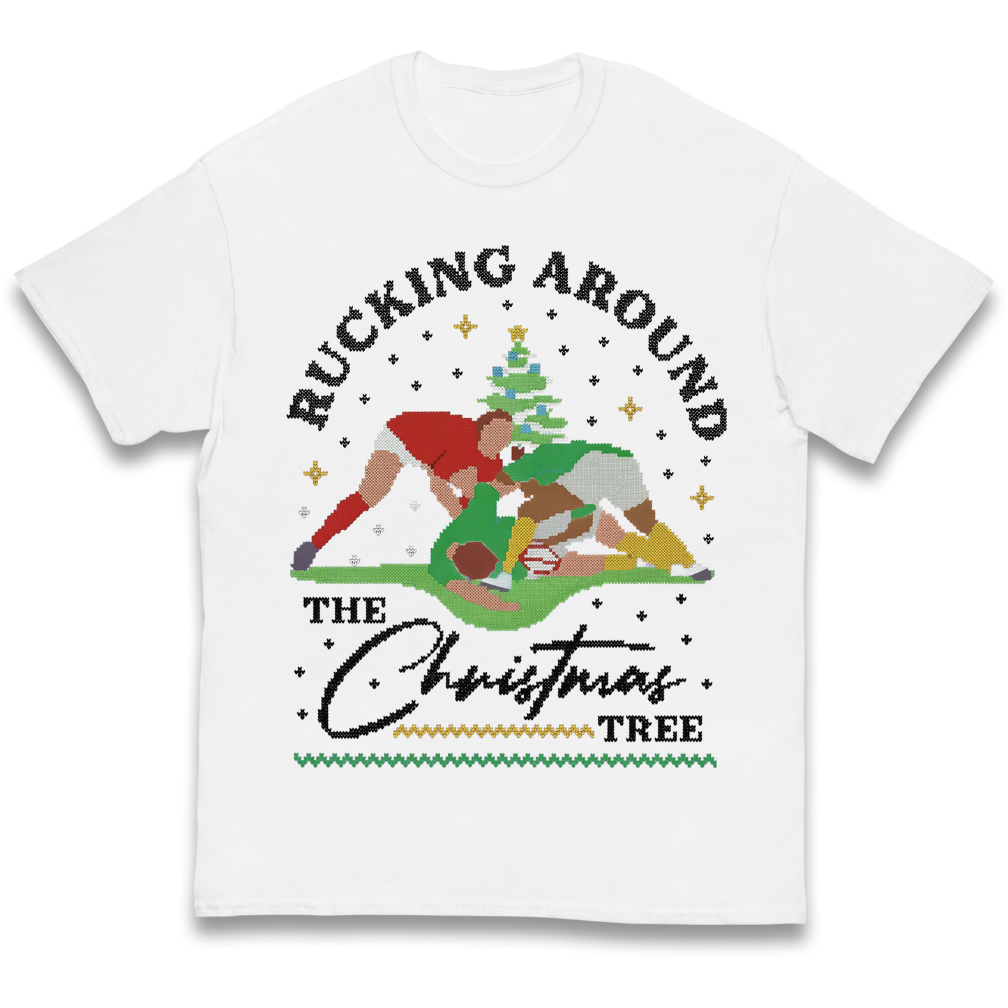 Rugby Christmas Kids T Shirt