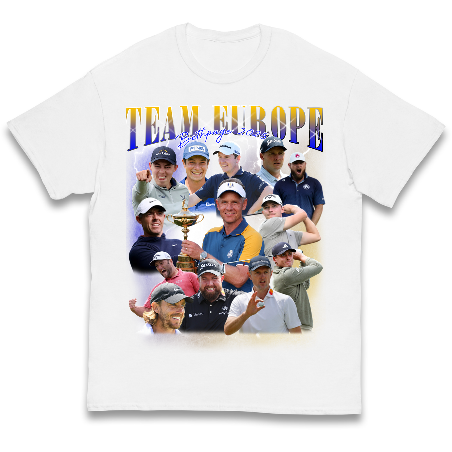 Ryder Cup 2025 Team Europe kids t shirt