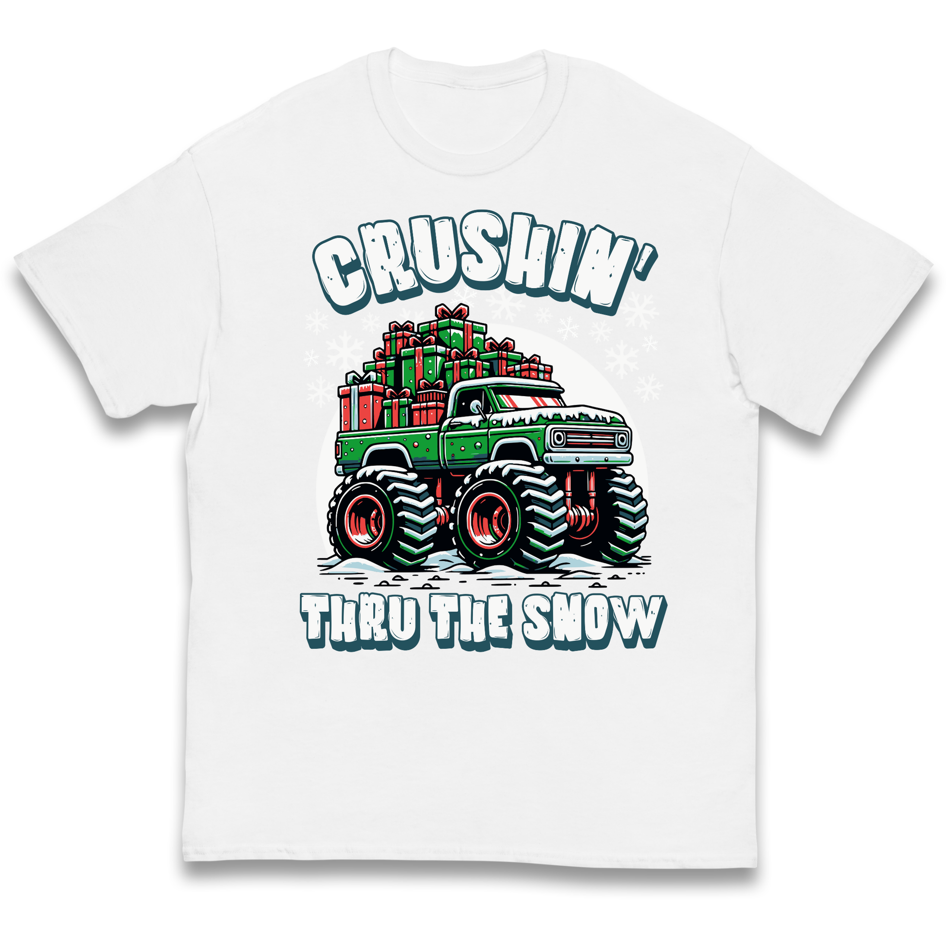 Crushin Thru The Snow kids t shirt