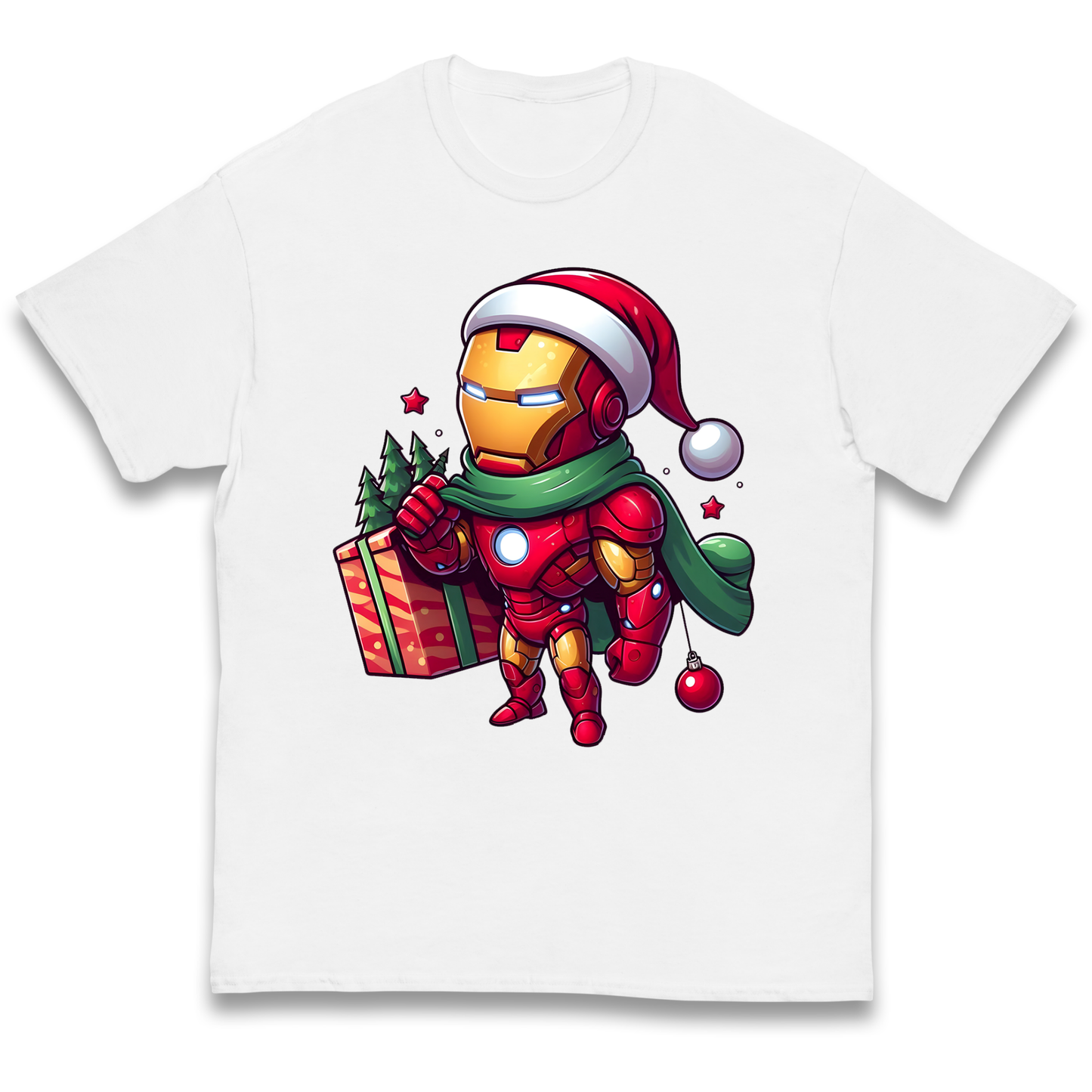 Ironman Santa kids t shirt