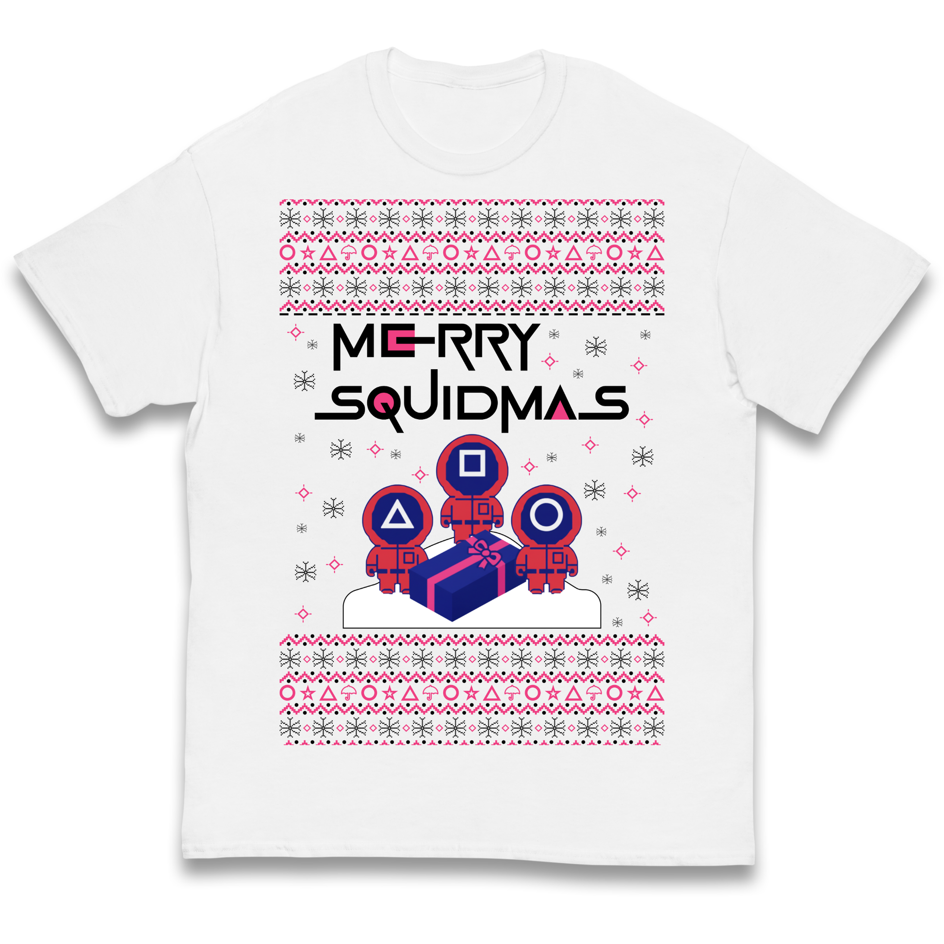 Squid Games Christmas Kids T Shirt