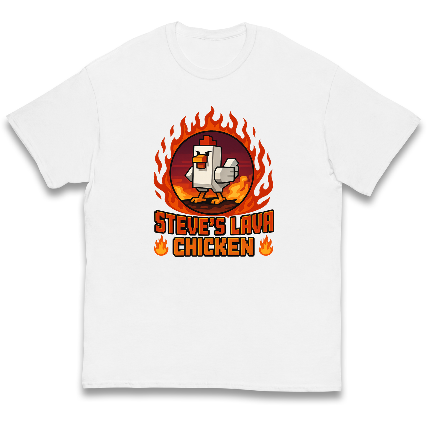 Steve Lava Chicken Kids T Shirt