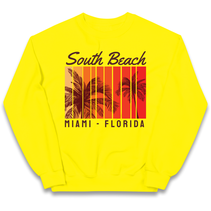 South Beach Miami Florida kids sweatshirt