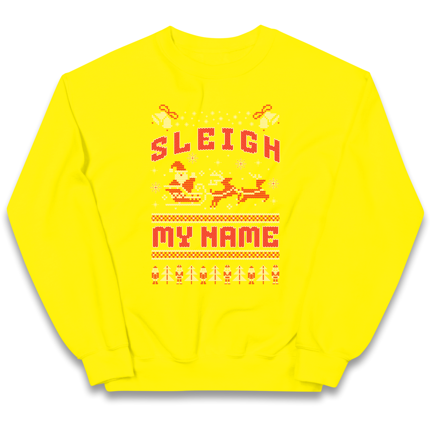 Sleigh My Name Christmas kids sweatshirt