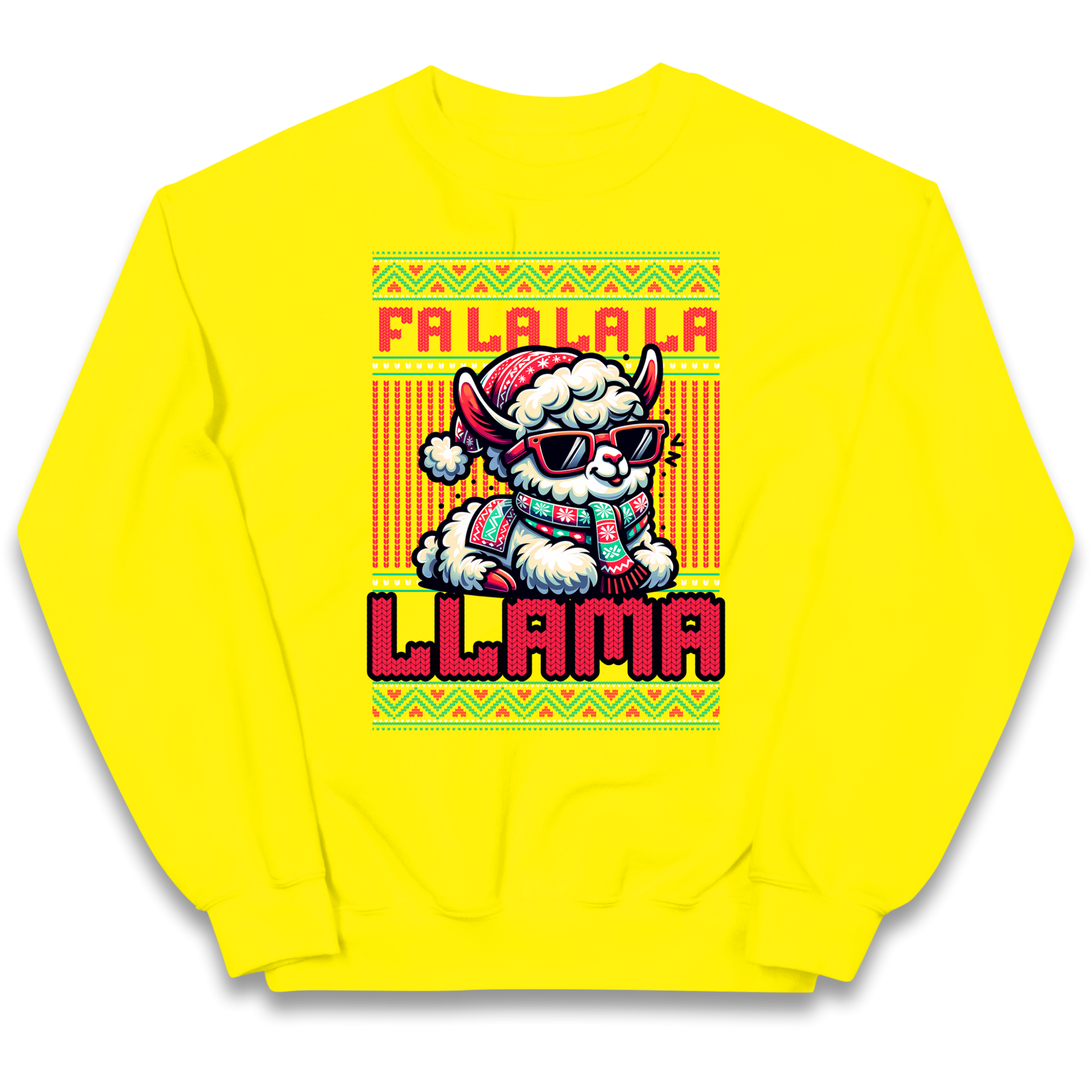 FA LA LA LA LLAMA kids sweatshirt