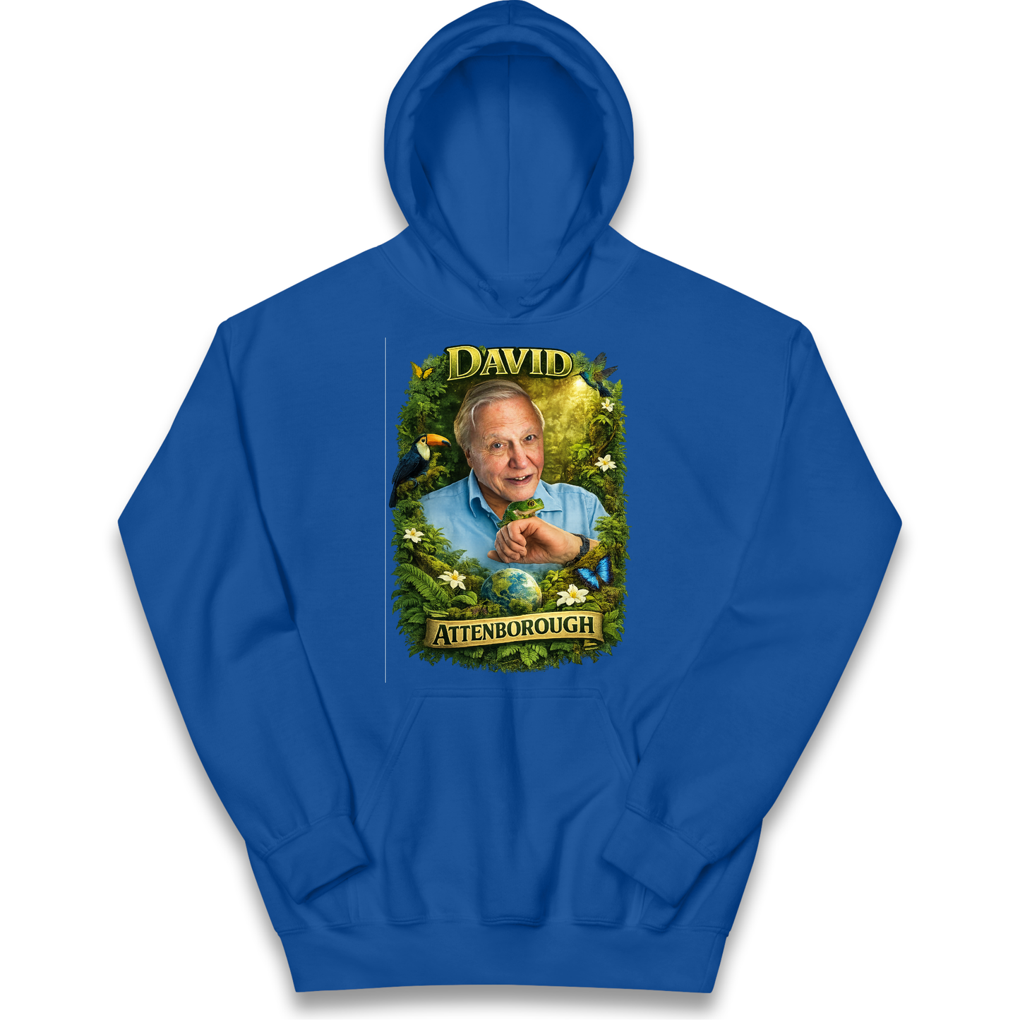 David Attenborough Kids Hoodie