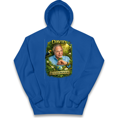 David Attenborough Kids Hoodie
