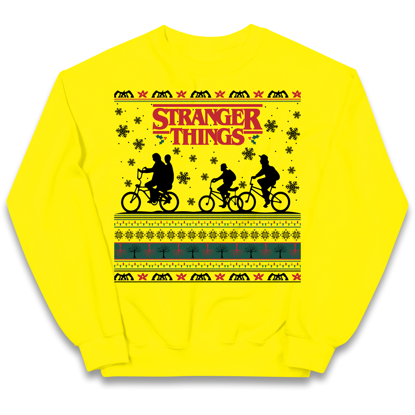 Stranger Things Christmas kids sweatshirt