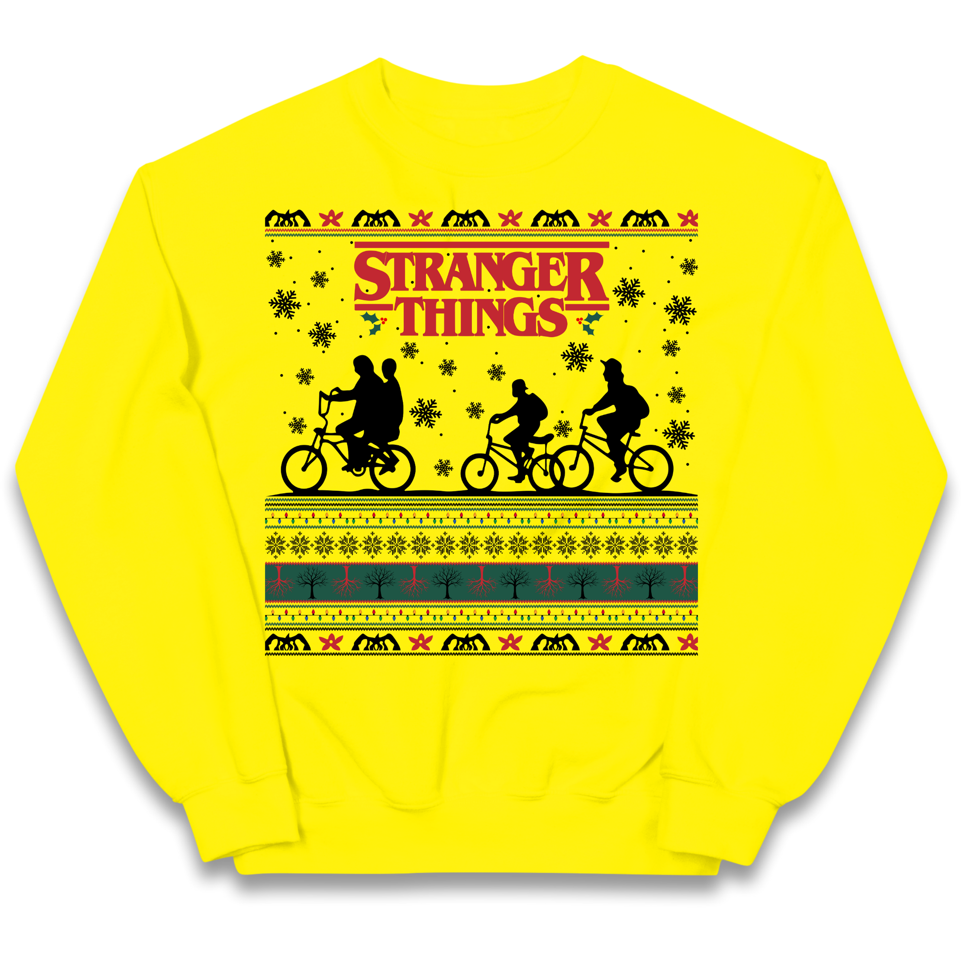 Stranger Things Christmas kids sweatshirt