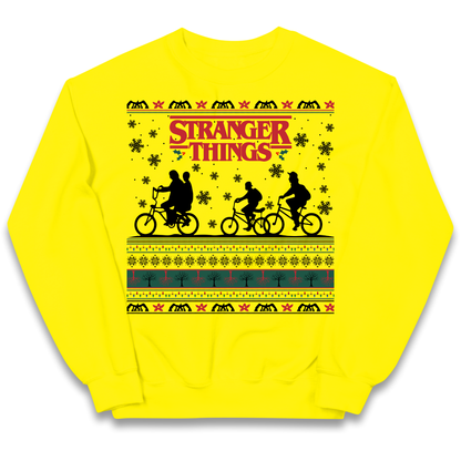 Stranger Things Christmas kids sweatshirt