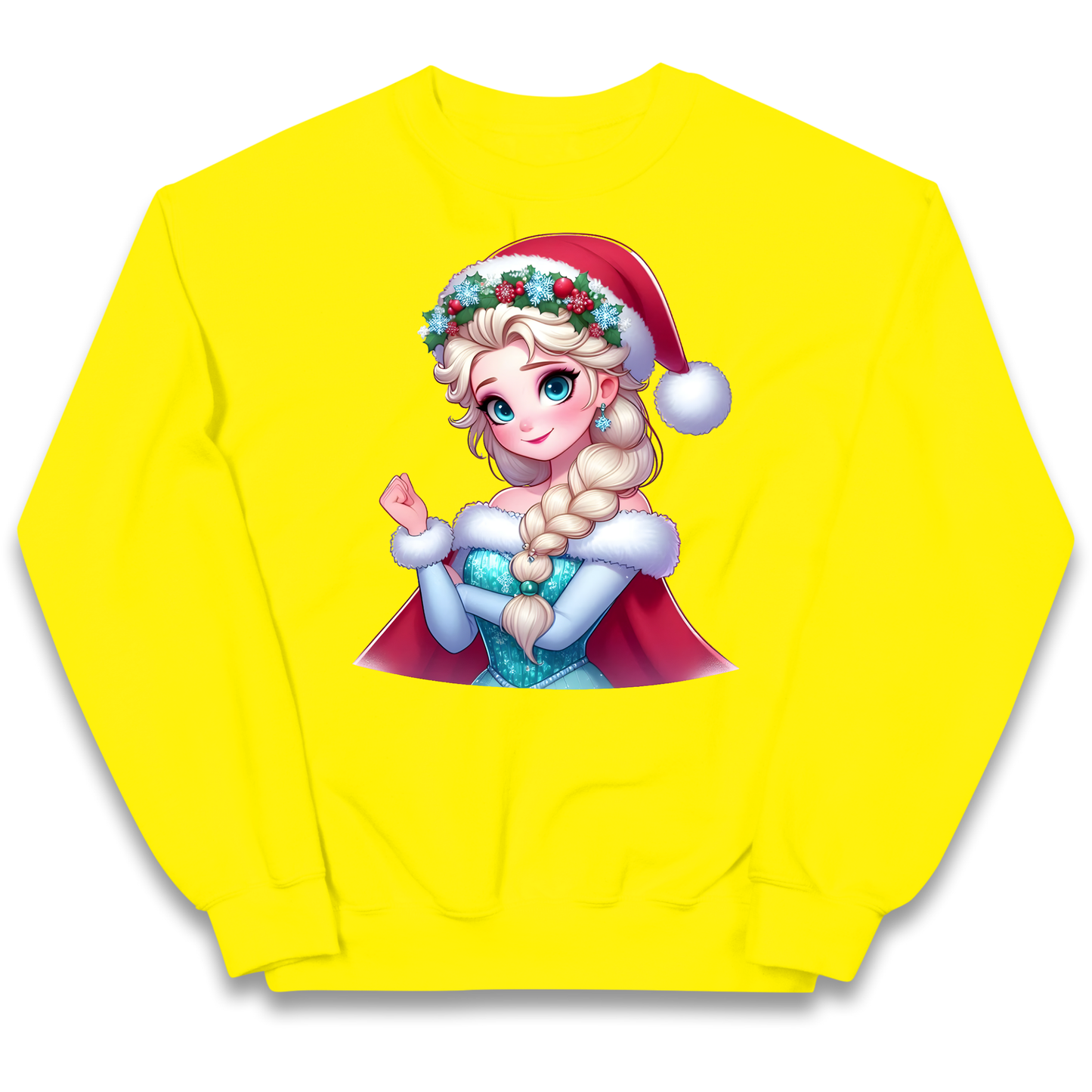 Elsa Frozen Santa kids sweatshirt