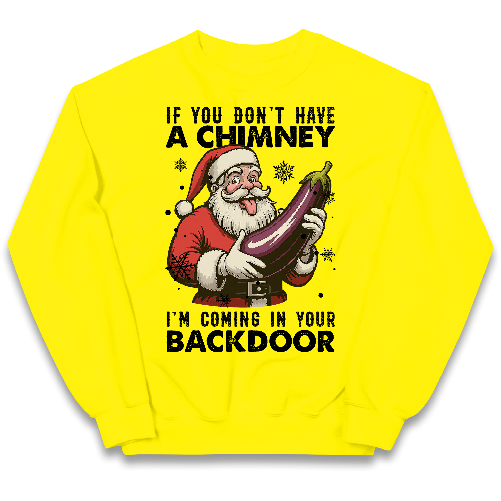 Santa Back Door Kids Sweatshirt