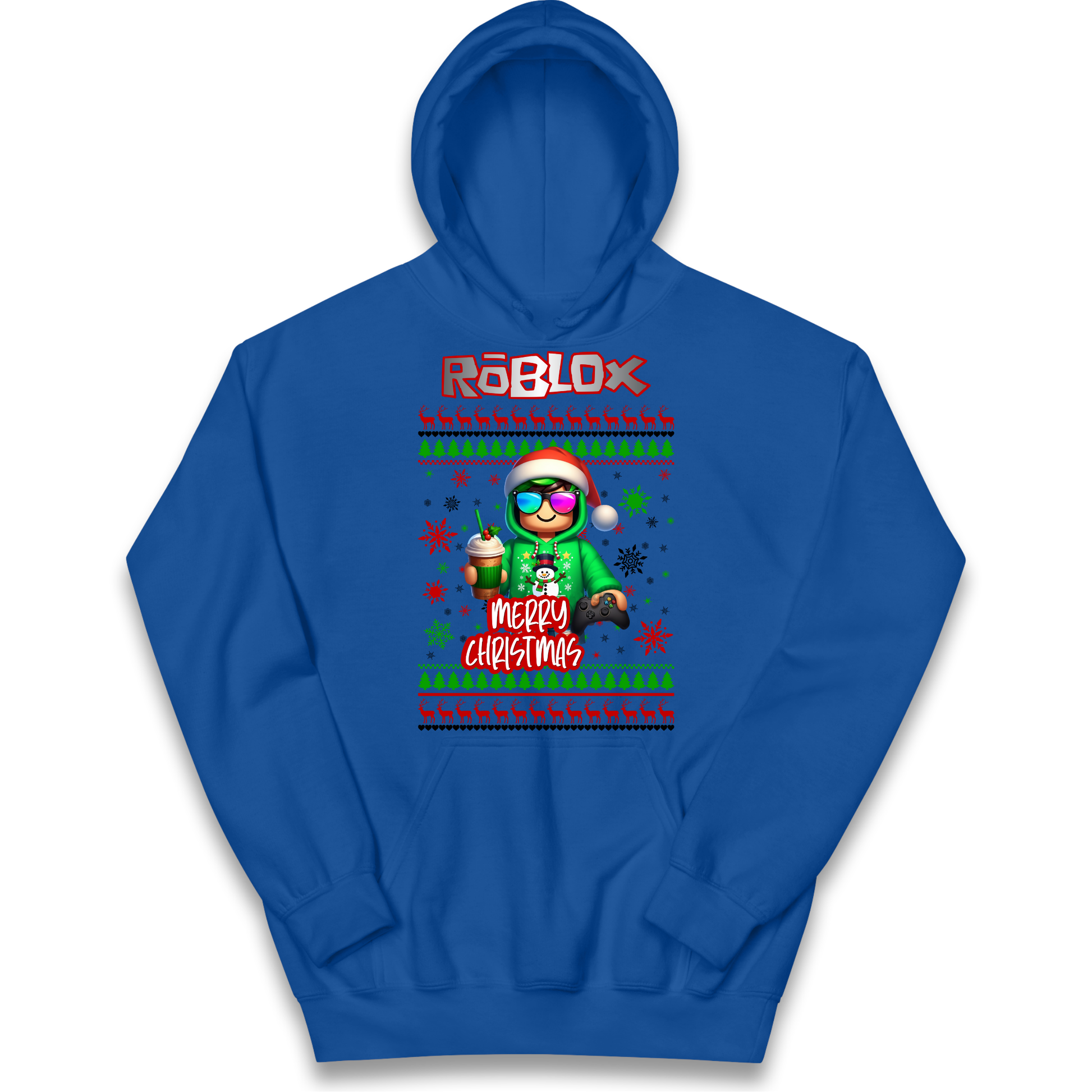 Roblox Merry Christmas Kids Hoodie