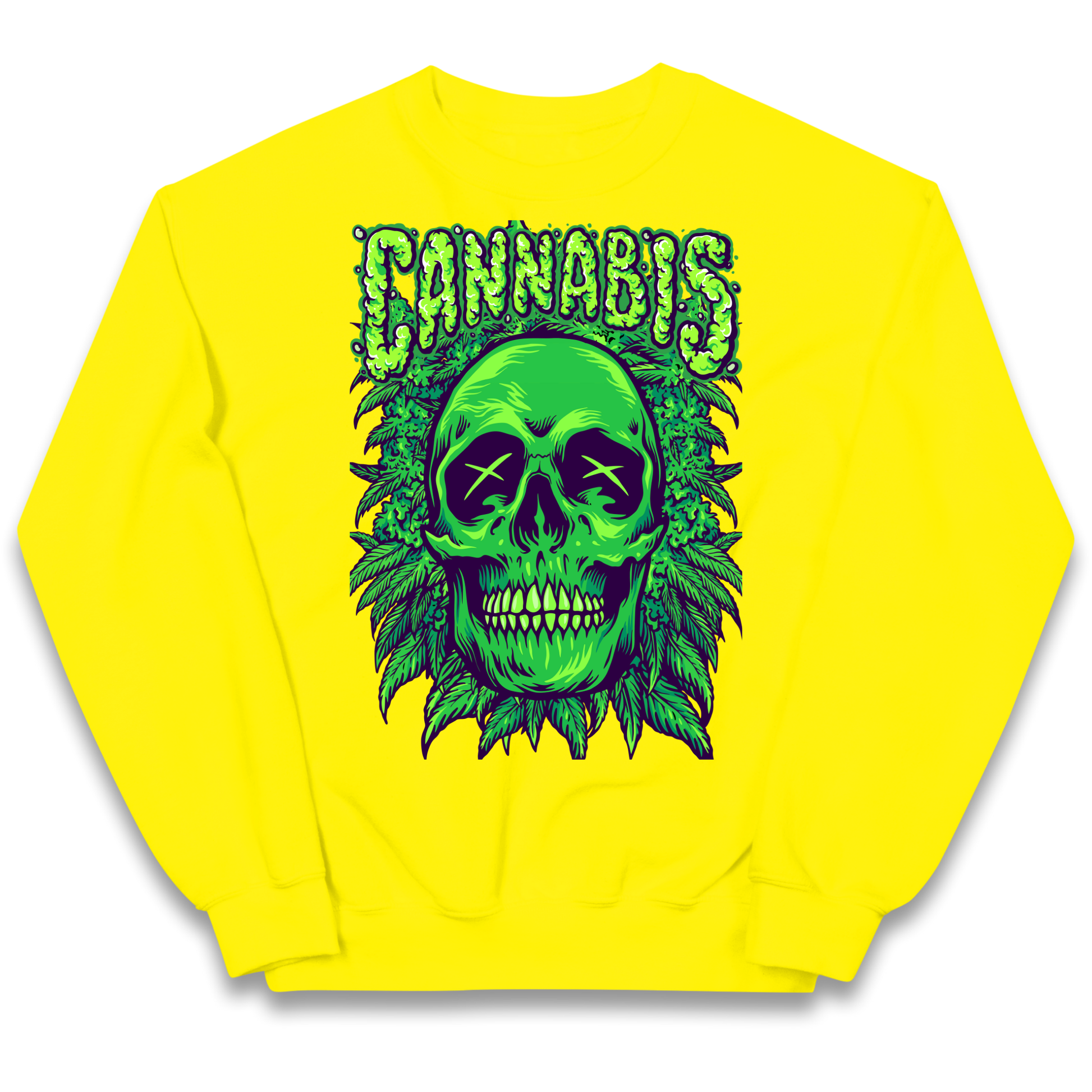 Cannabis Skull kids sweatshirt