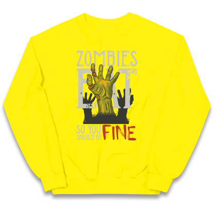 Zombies Eat kids sweatshirt