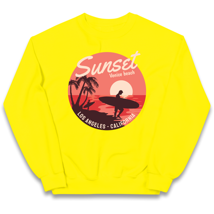 Sunset Venice Beach kids sweatshirt