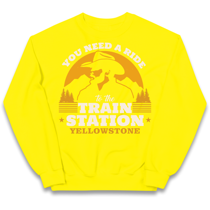 You Need A Ride To The Train Station kids sweatshirt