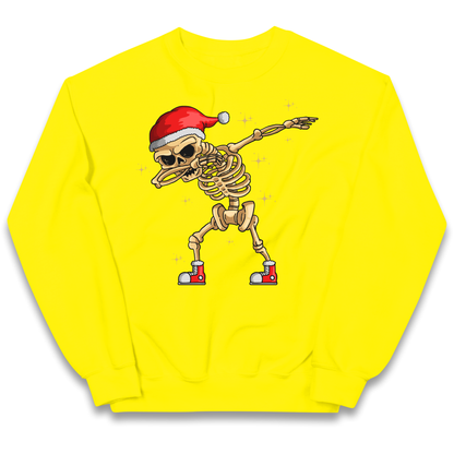 Santa Skellington Dabbing Christmas kids sweatshirt