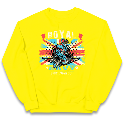 Royal Navy Glory Unit 764H83 kids sweatshirt
