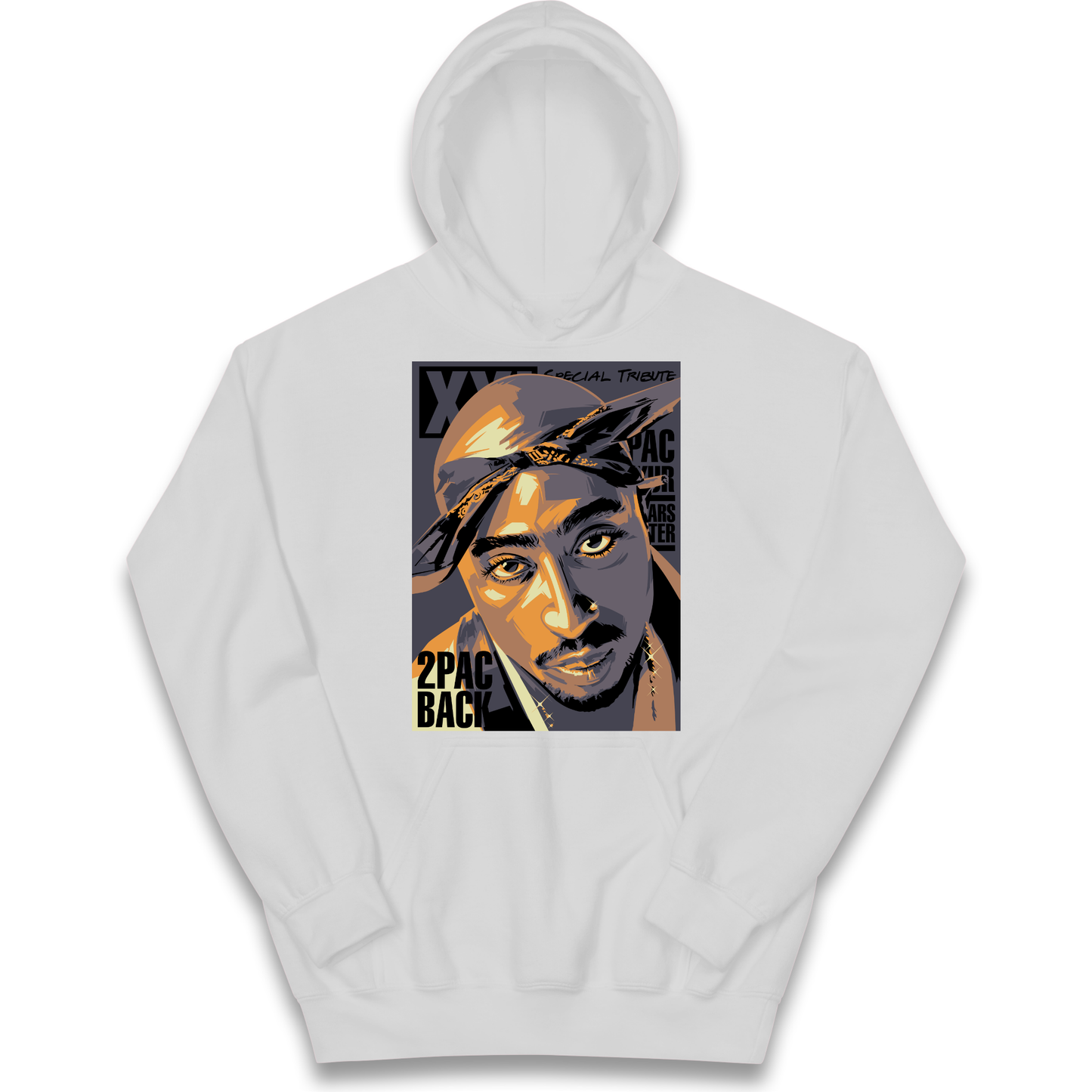 2 Pac Back Kids Hoodie