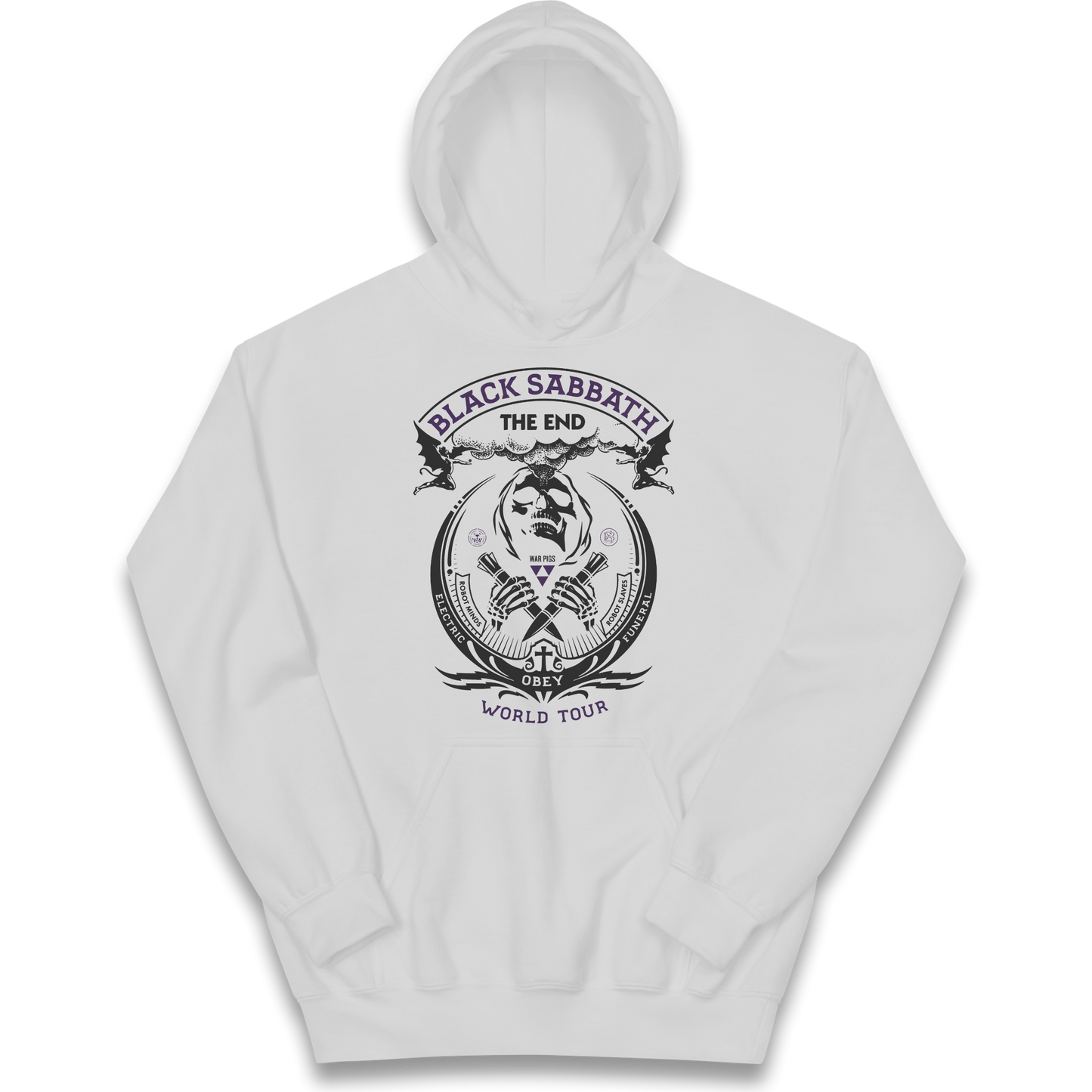 Black Sabbath The End World Tour Kids Hoodie