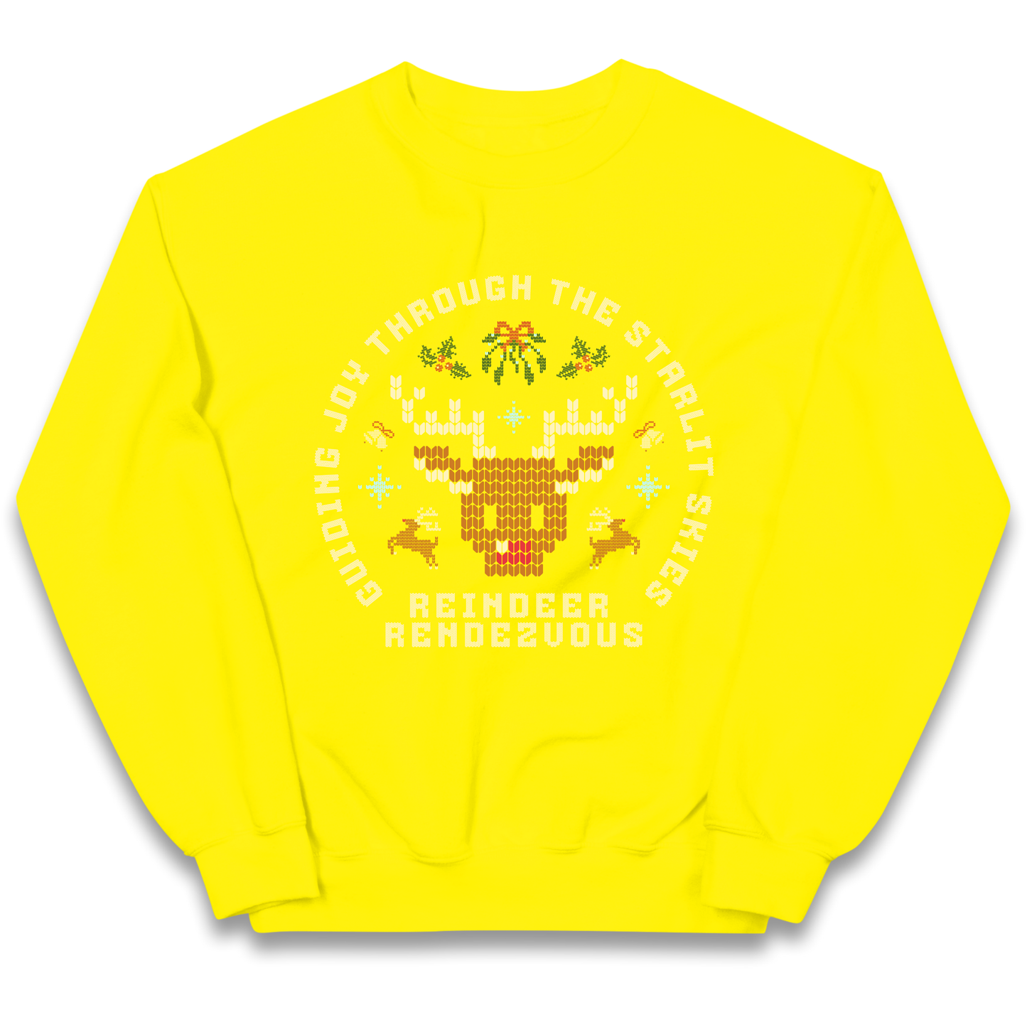 Reindeer Rendezvous Christmas kids sweatshirt
